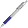 Zebra Pen Ballpoint Pen, Retract, .7mm, 2/PK, Blue Ink, Stainless Steel PK ZEB29222